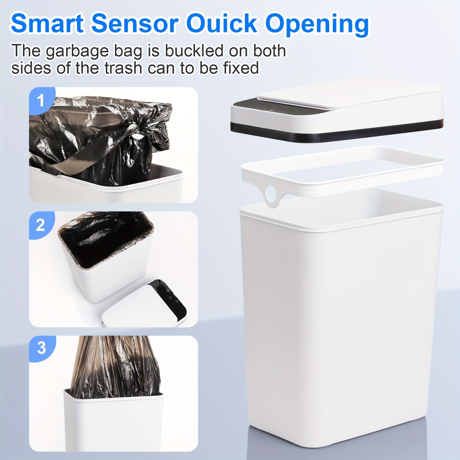 Automatic Motion Sensor Trash Cans