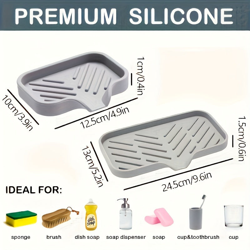 Silicone Sink Soap Tray holder