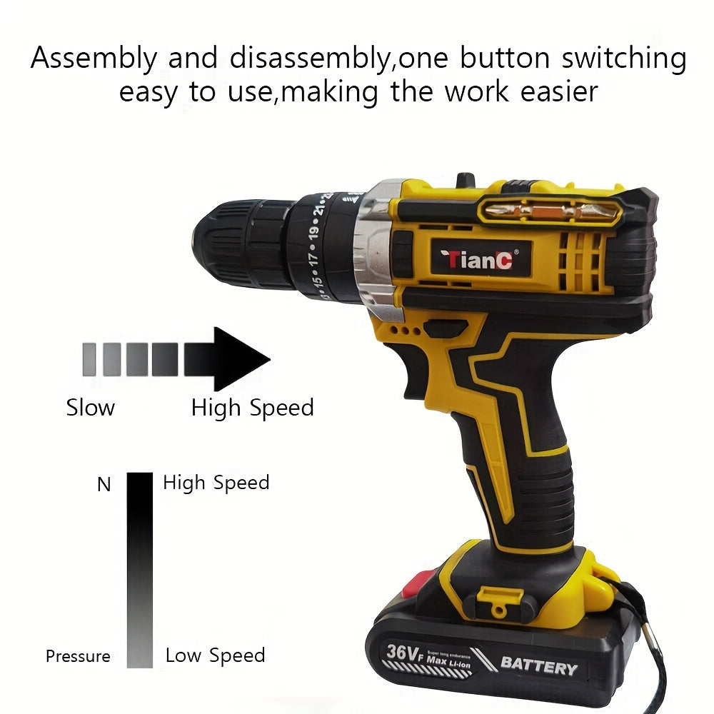 21V 1.5Ah Cordless Power Drill Set