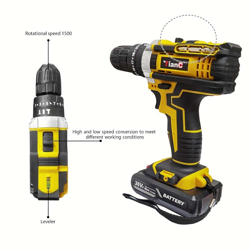 21V 1.5Ah Cordless Power Drill Set