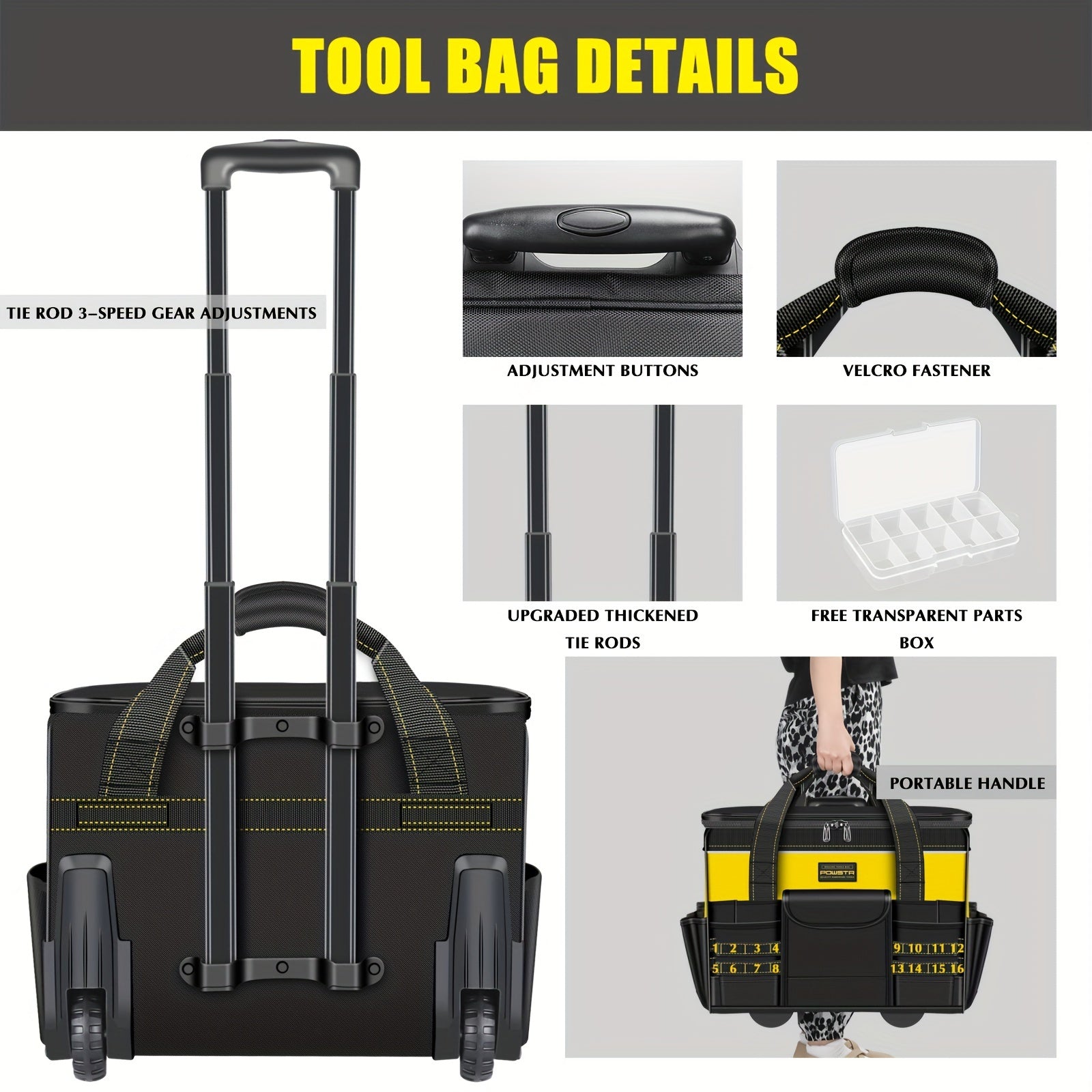 Multi-use Tool Bags Organizer For Construction