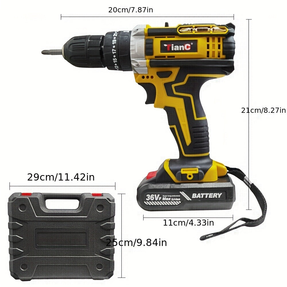 21V 1.5Ah Cordless Power Drill Set