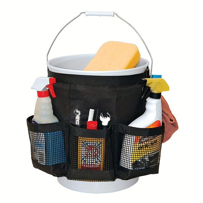 Bucket-style Car Wash Tool Organizer