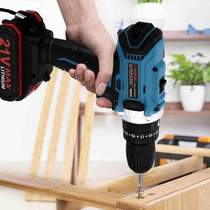 21V 1.5Ah Cordless Power Drill Set