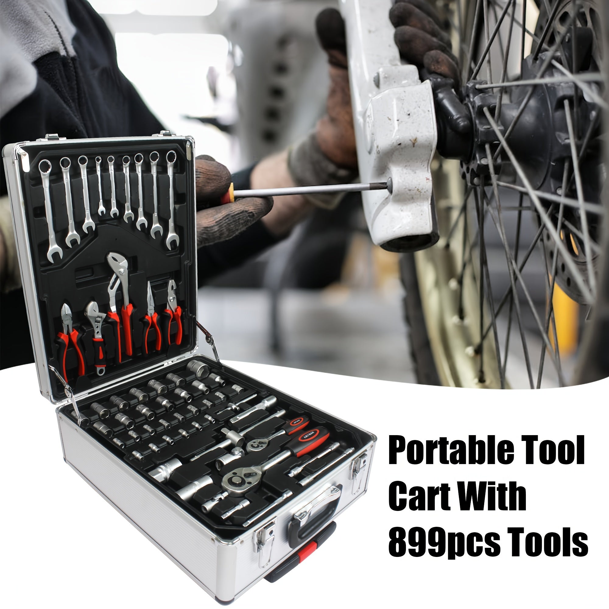 899pcs Home Repair Tool Set Kit