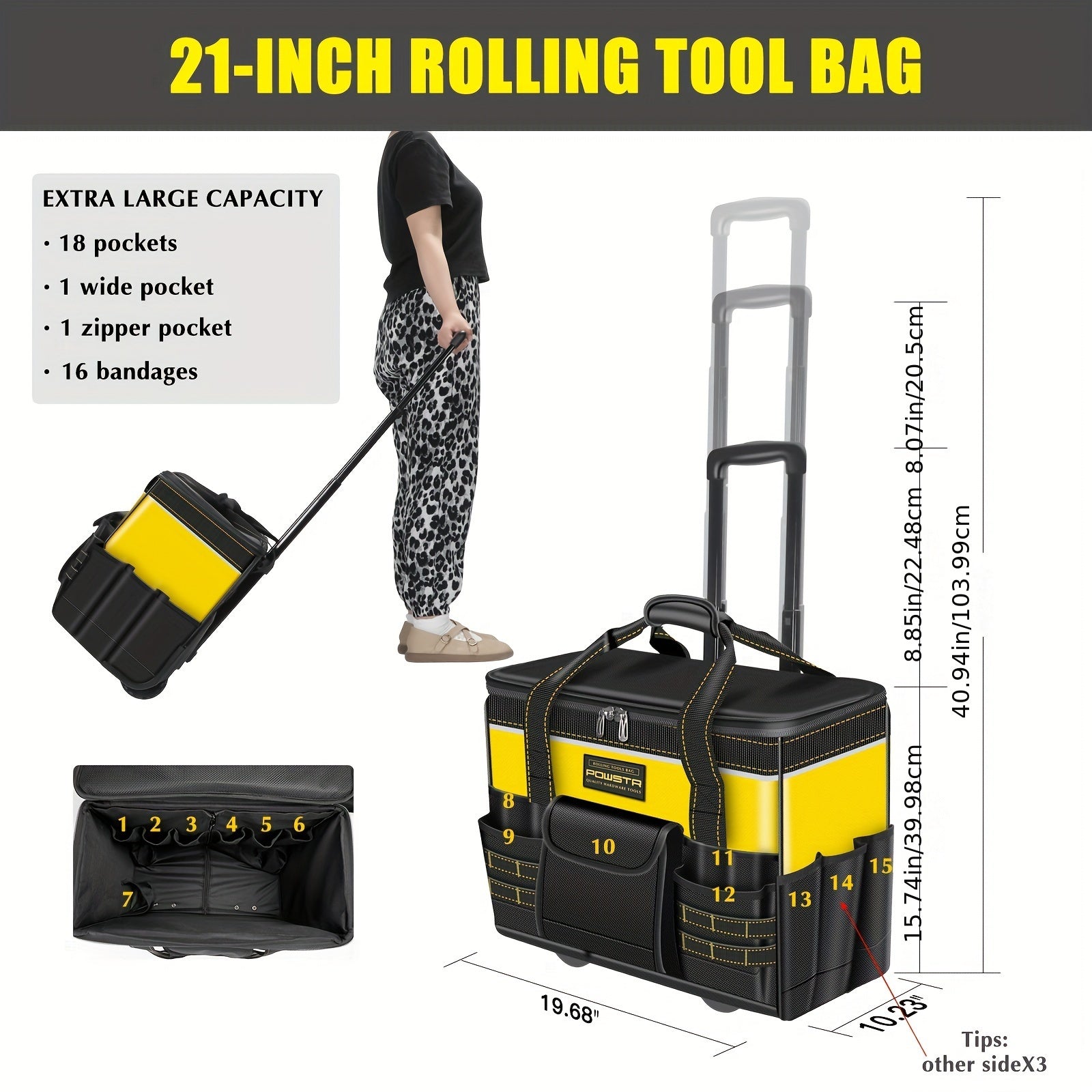 Multi-use Tool Bags Organizer For Construction